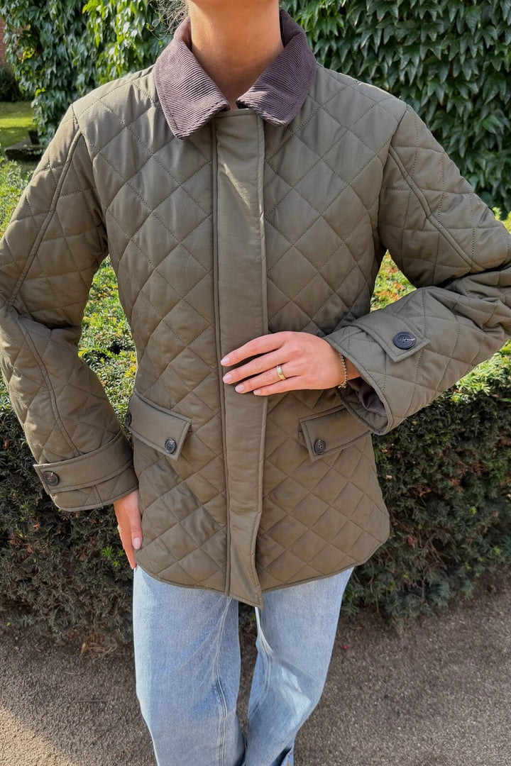 BYIC - Sveaic Quilted Jacket A25317 - Army Green