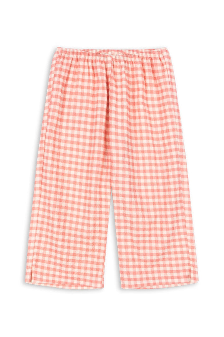 Konges Sløjd - Rhw X Ks Bella Pants Gots Ks103590 - Peach Blossom Check