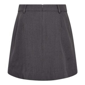 Co´Couture - 34223 Lunacc Pocket Pleat Mini Skirt 500180 - 65002 - Dark Grey Nederdele 