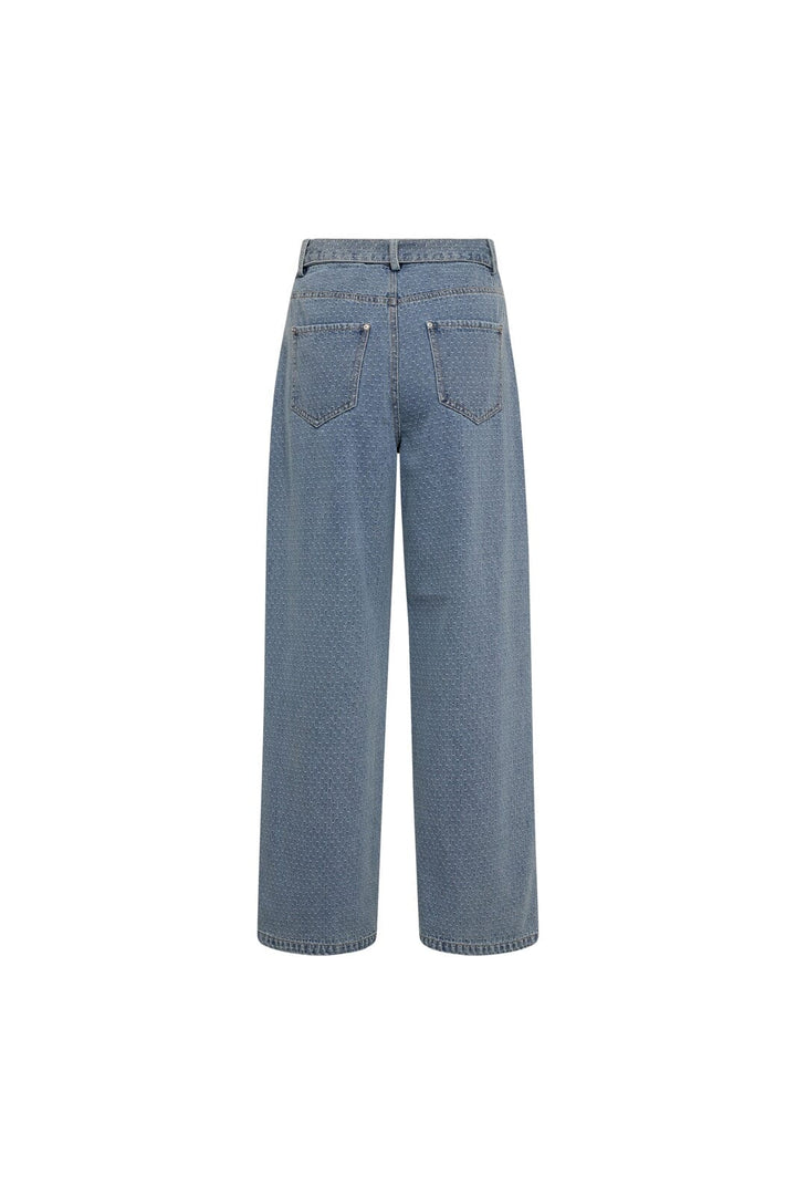 Co´Couture - 41090 Lovacc Denim Belt Pant 504184 - 00006 - Denim Blue