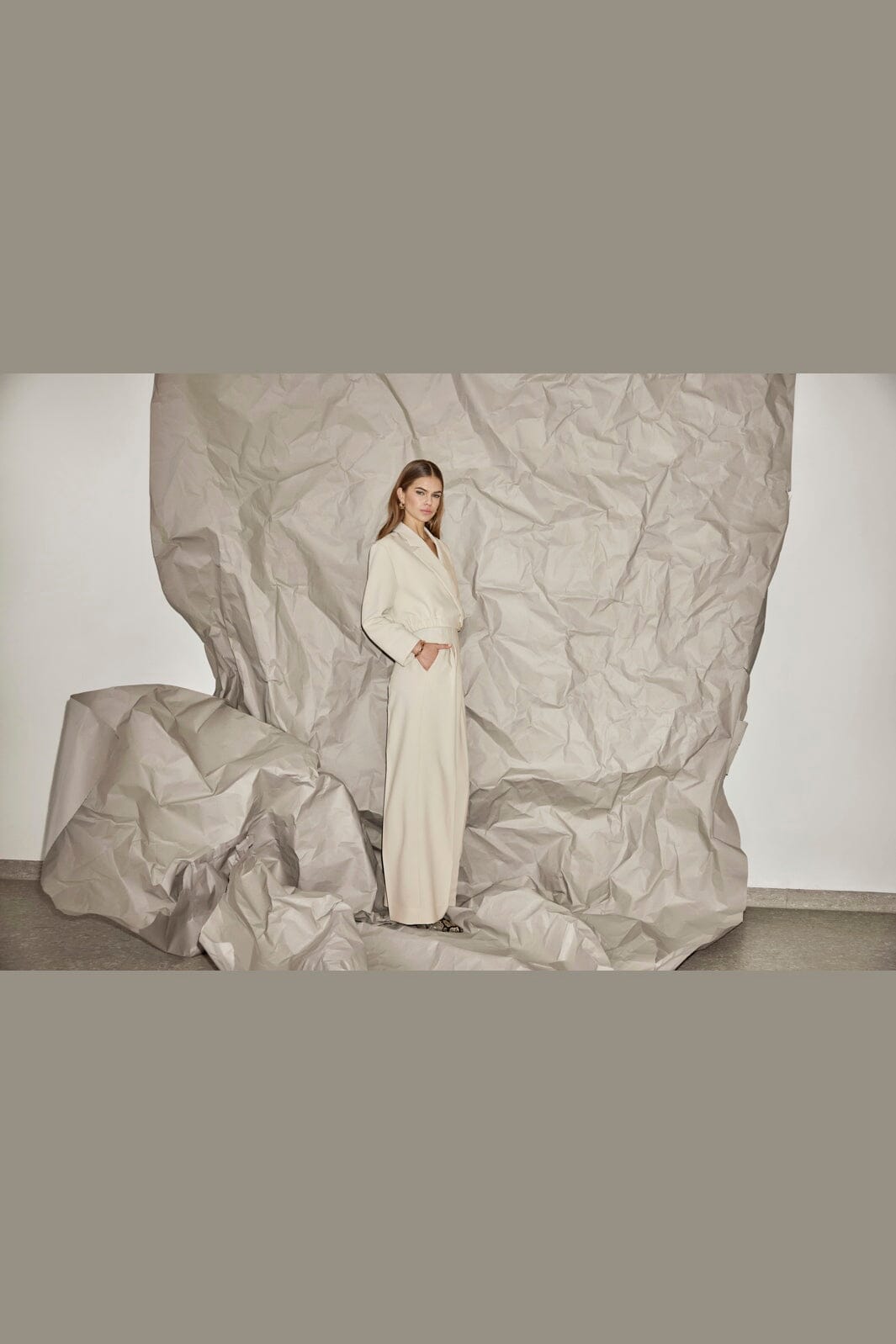 Co´Couture - Acilecc Crop Blazer 40065 - 199 - Bone