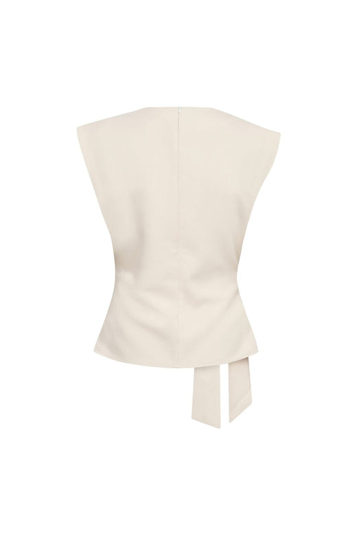 Co´Couture - Acilecc Pleat Top 45197 - 199 - Bone