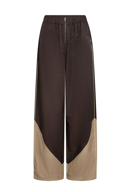 Co´Couture - Aloracc Block Pant 500847 - 20003 - Dark Brown