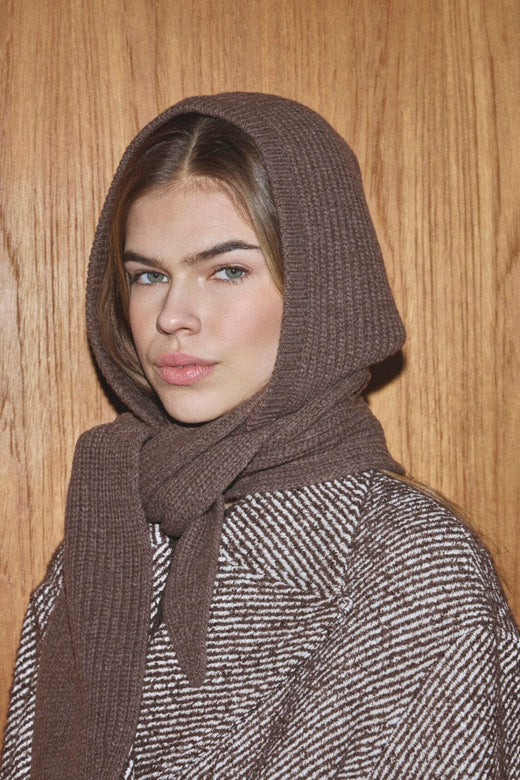 Co´Couture - Alviacc Scarf Hat 500280 - 20002 - Brown Tørklæder 