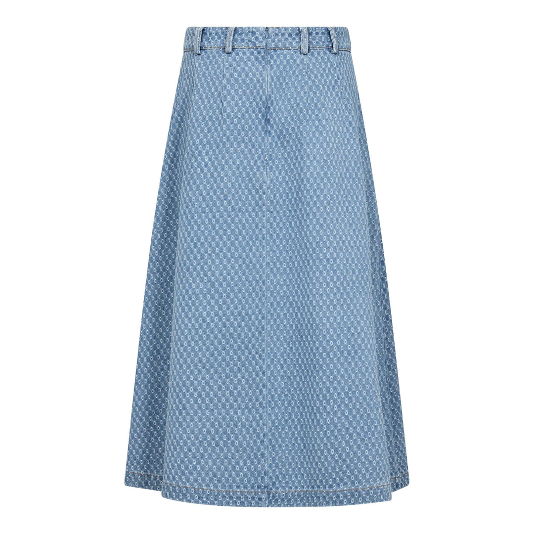 Co´Couture - Antocc Anya Pleat Skirt 500178 - 45004 - Light Denim Nederdele 