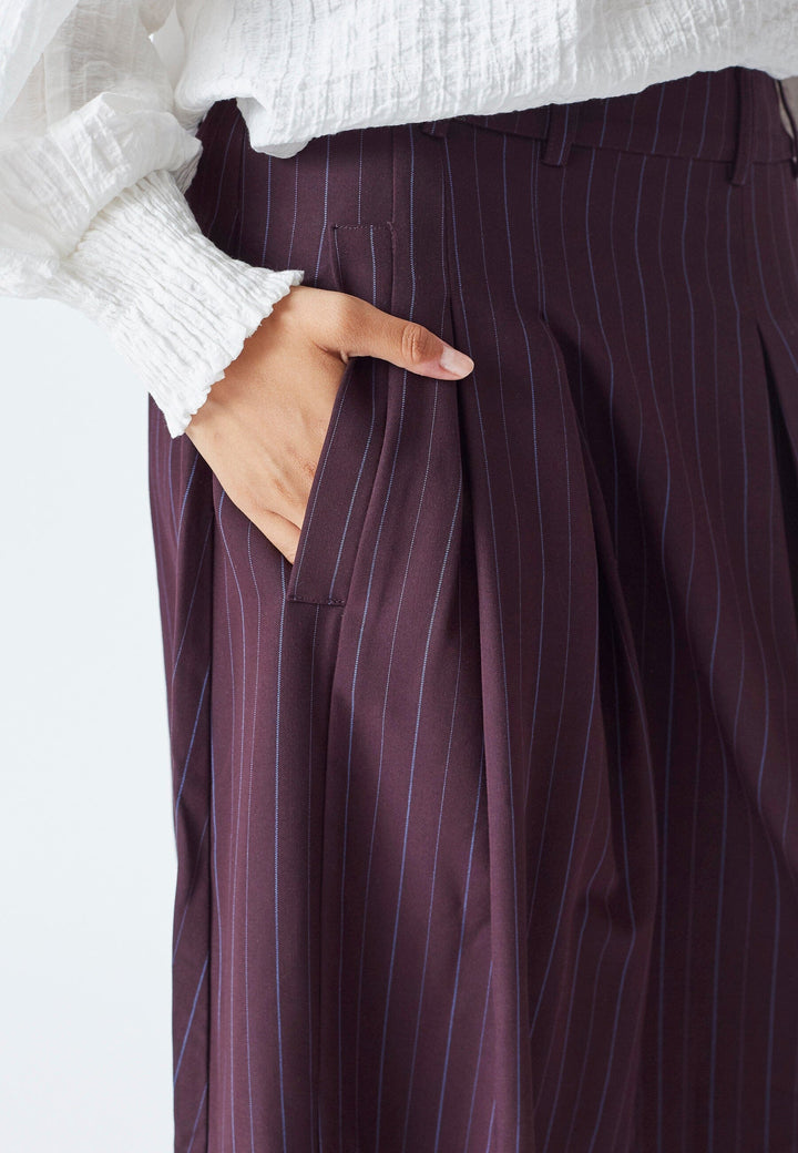 Co´Couture - Anyacc Trinny Pleat Skirt 44001 - 67 - Plum Nederdele 
