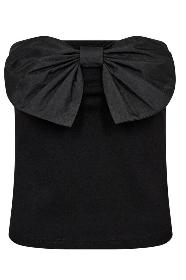 Co´Couture - Barrycc Bow Top 35345 - 96 - Black Toppe 