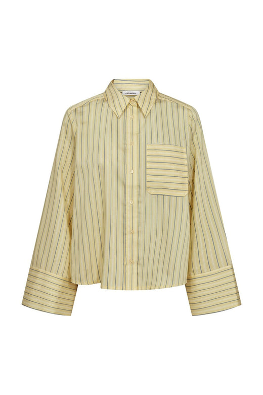 Co´Couture - Blainecc Bell Sleeve Shirt 45054 - 171 - Paleyellow