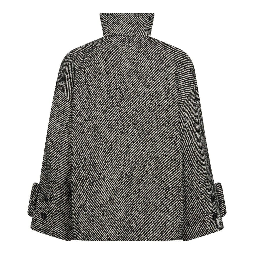 Co´Couture - Claracc Crop Jacket 30332 - 1196 - Offwhite-Black