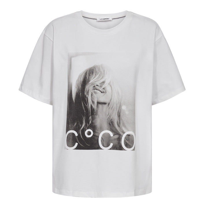 Co´Couture - Cococc Chic Box Tee 43023 - 4000 - White T-shirts 
