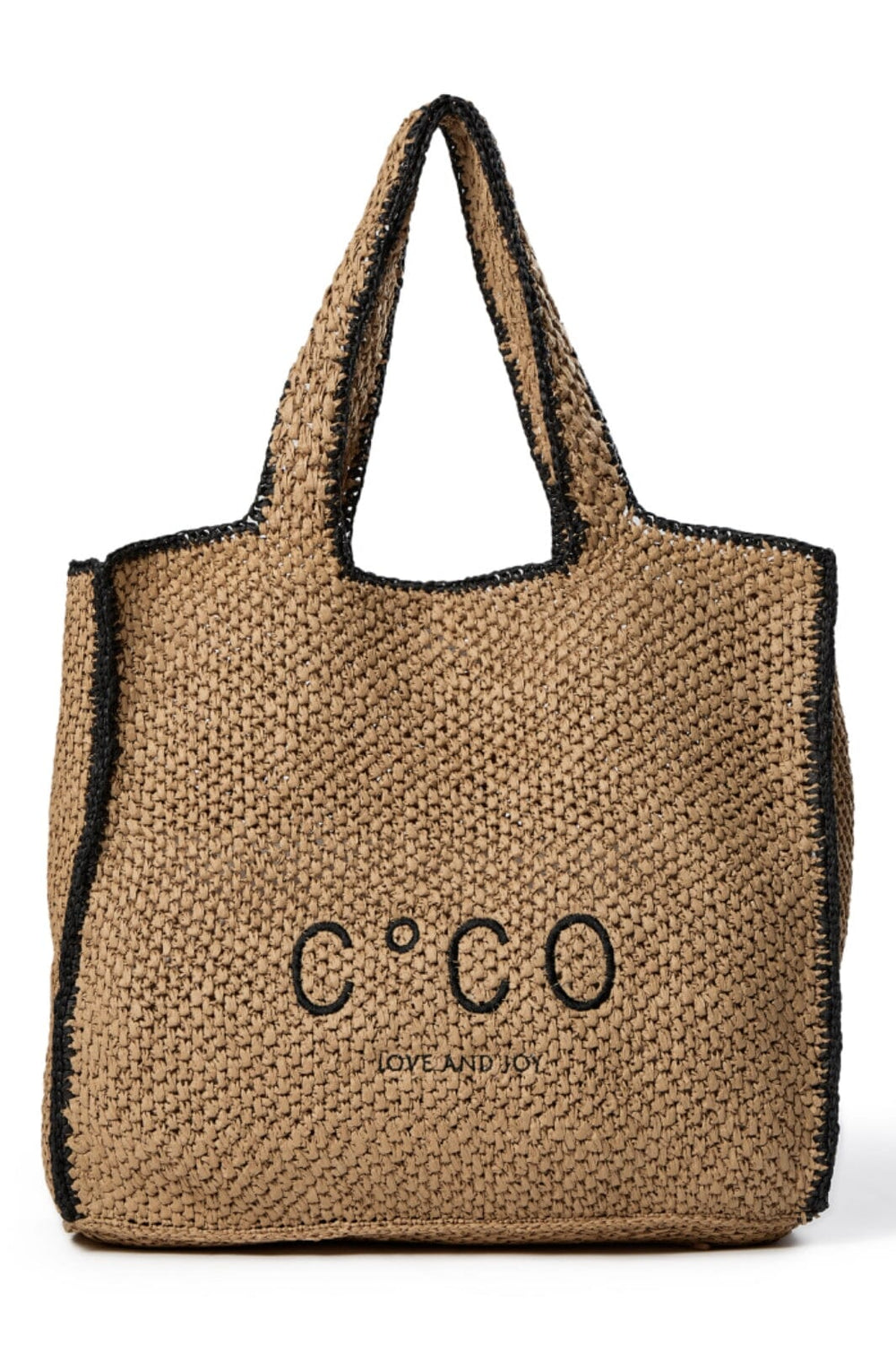 Co´Couture - Cococc Straw Beach Bag 39046 - 930 - Silver