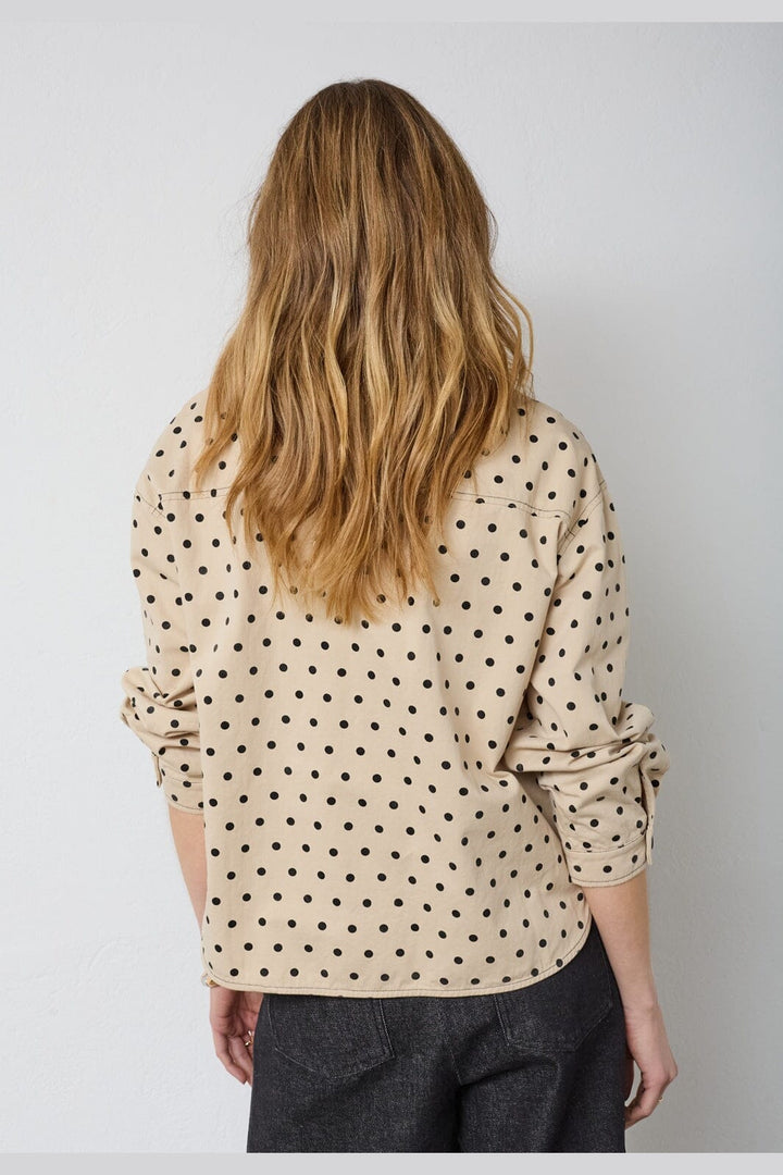 Co´Couture - Diddicc Dot Shirt 45099 - 199 - Bone
