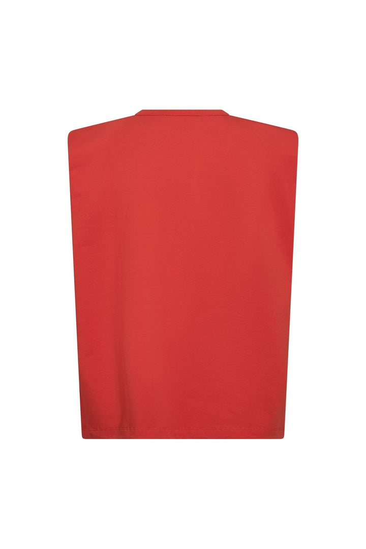 Co´Couture - Eddiecc Tee 43037 - 66 - Flame