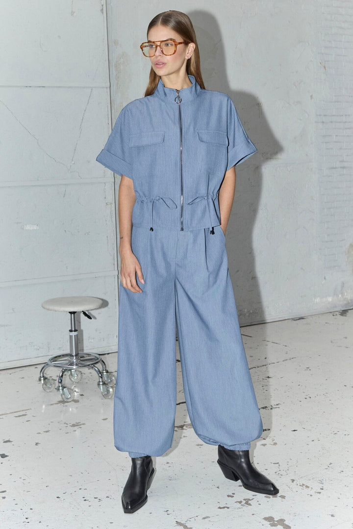 Co´Couture - Ellycc Vest 40061 - 586 - Dusty Blue Blazere 