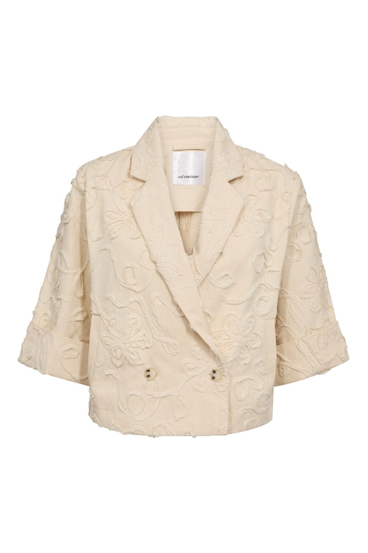 Co´Couture - Eltoncc Flower Blazer 40057 - 199 - Bone