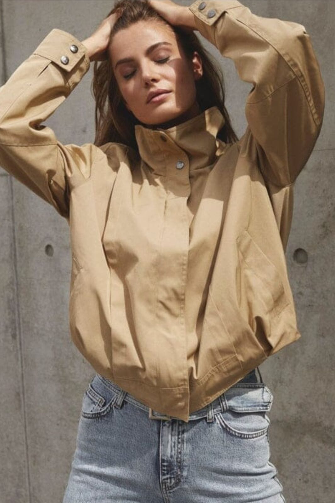 Co´Couture - Franciscc Balloon Jacket 40010 - 18 - Sand Jakker 