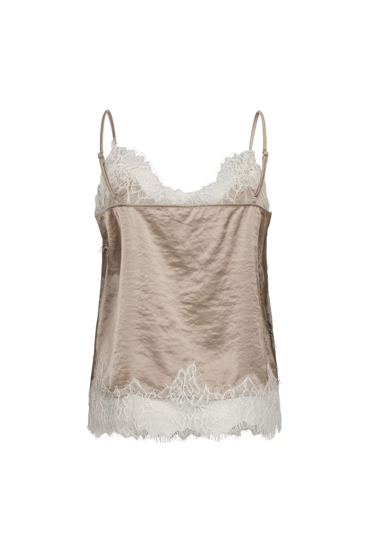 Co´Couture - Iduncc Lace Top 45166 - 320 - Bisquit