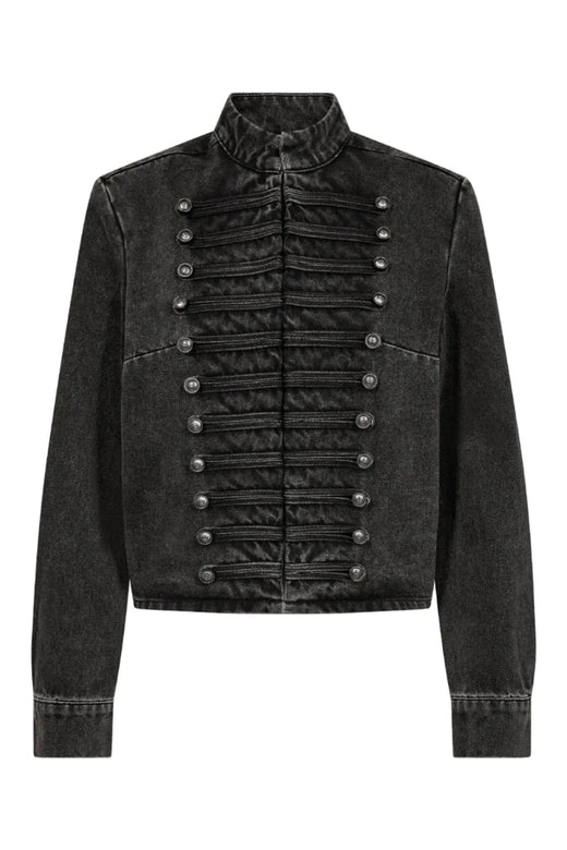 Co´Couture - Jacecc Denim Officer Jacket 506703 - 65001 - Black Jakker 