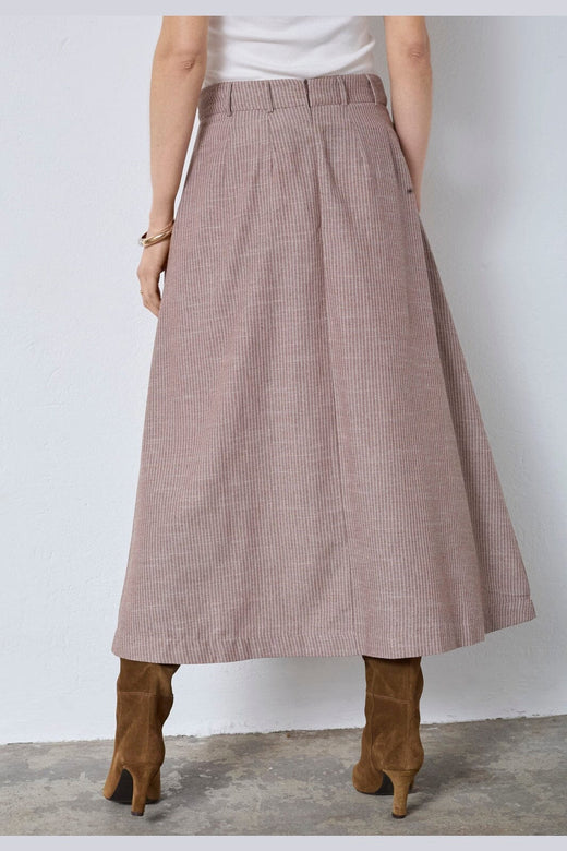 Co´Couture - Jihocc Anya Pleat Skirt 44041 - 46 - Brown