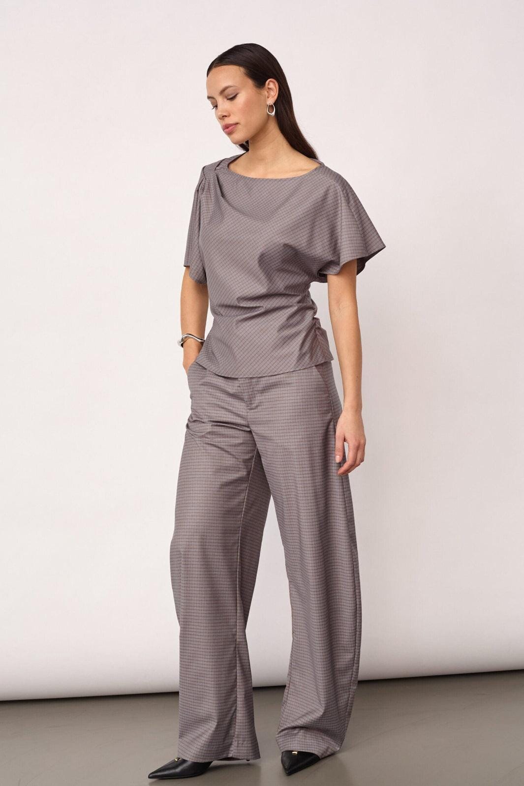 Co´Couture - Jovecc Barrel Pant 500147 - 65004 - Light Grey Bukser 