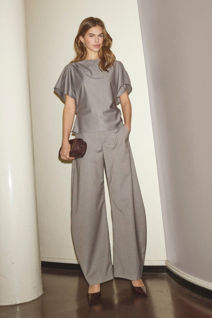 Co´Couture - Jovecc Barrel Pant 500147 - 65004 - Light Grey Bukser 
