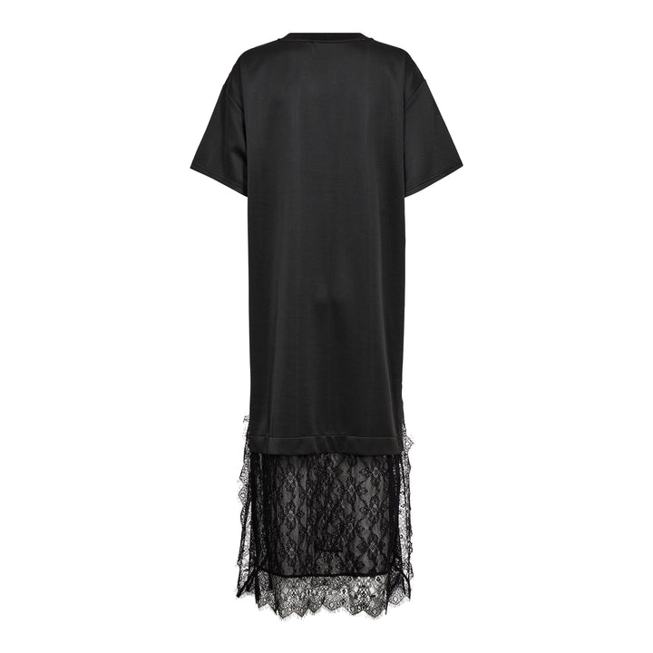 Co´Couture - Larsoncc Mix Lace Dress 500172 - 65001 - Black Kjoler 