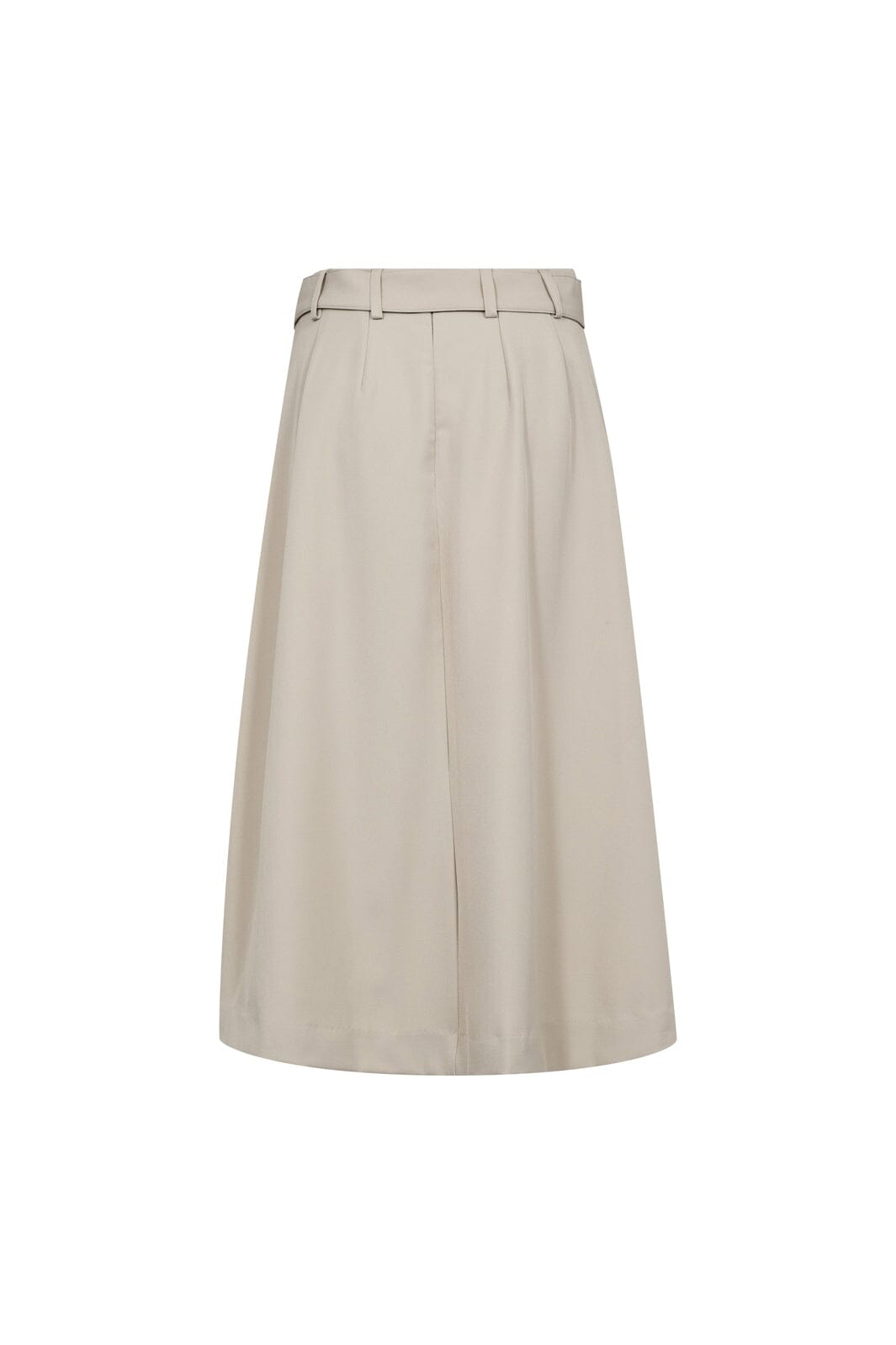 Co´Couture - Lunacc Belt Midi Pleat Skirt 44003 - 2006 - Taupe