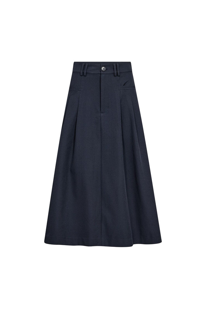 Co´Couture - Lunacc New Pocket Pleat Skirt 500389 - 40007 - Navy