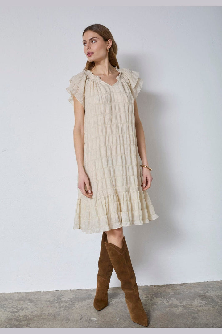 Co´Couture - Michacc Sunrise Crop Dress 46091 - 320 - Bisquit