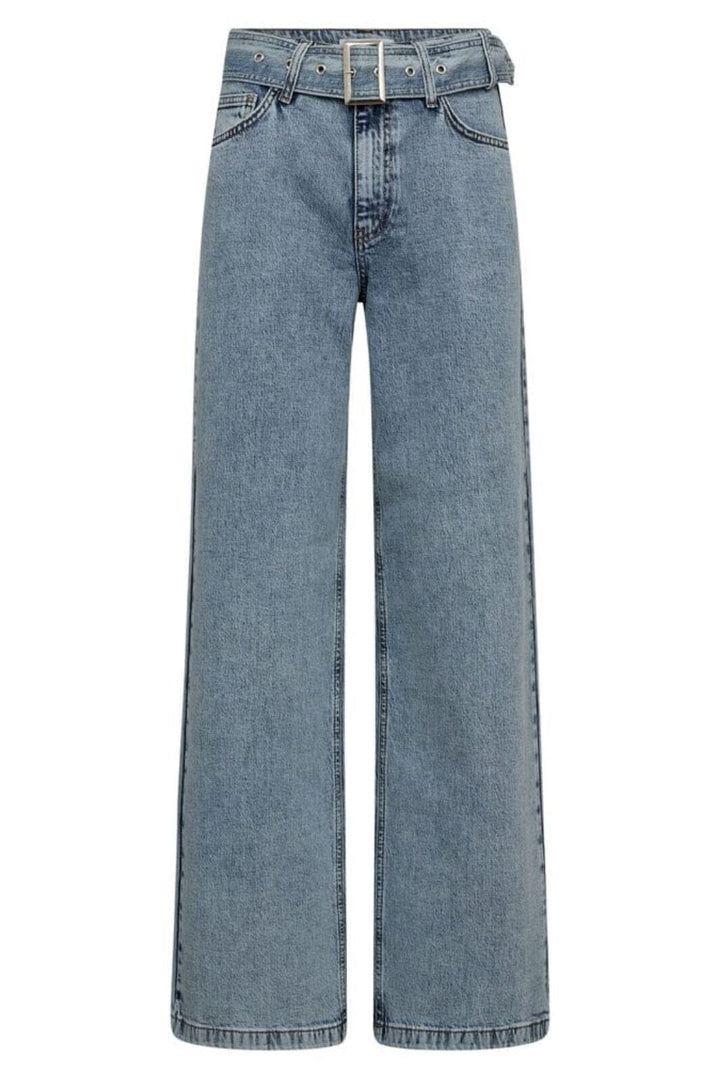 Co´Couture - New Rumicc Belt Jeans 41044 - 114 - Fade Denim Bukser 