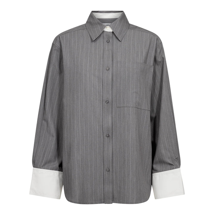 Co´Couture - Pennycc Pin Shirt 500134 - 65003 - Mid Grey Skjorter 