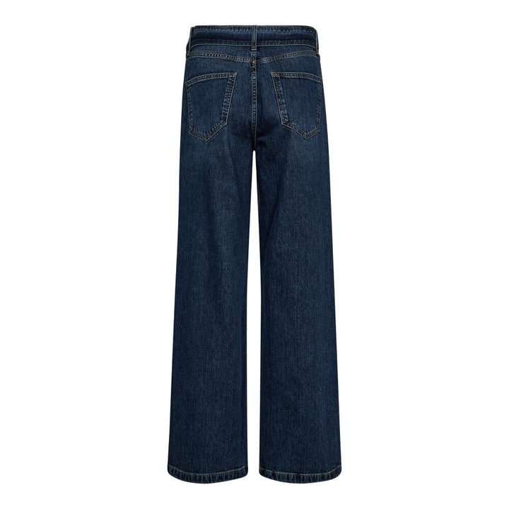 Co´Couture - Rumicc Belt Jeans 31662 - 555 - Dark Denim Bukser 