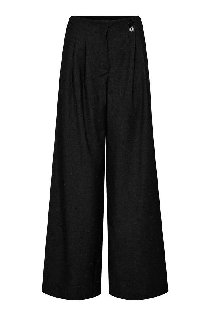 Co´Couture - Sagacc Pleat Pant 31566 - 96 - Black Bukser 