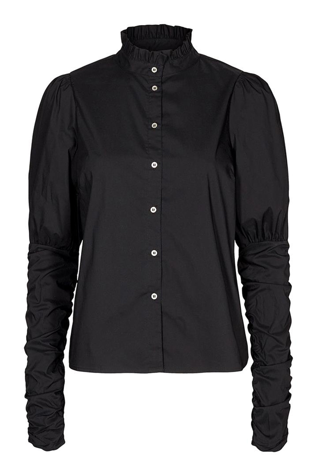 Co´couture - Sandy Poplin Puff Shirt - Black Skjorter 