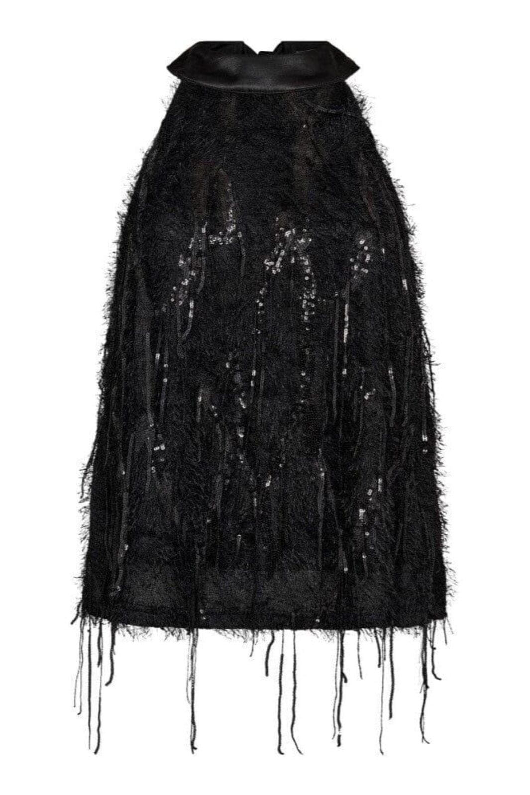 Co´Couture - Sillacc Sequin Halter Top 35987 - 96 - Black T-shirts 