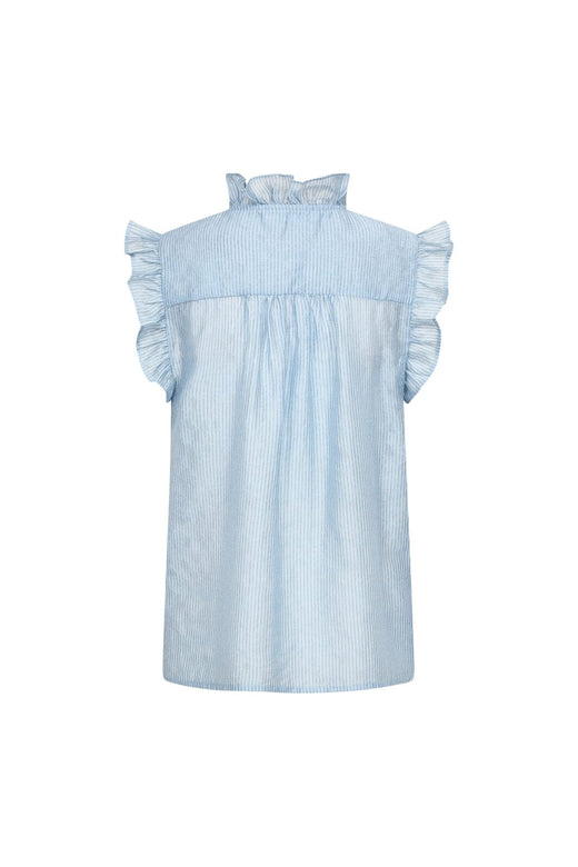 Co´Couture - Sisucc Frill Top 45193 - 23 - Pale Blue