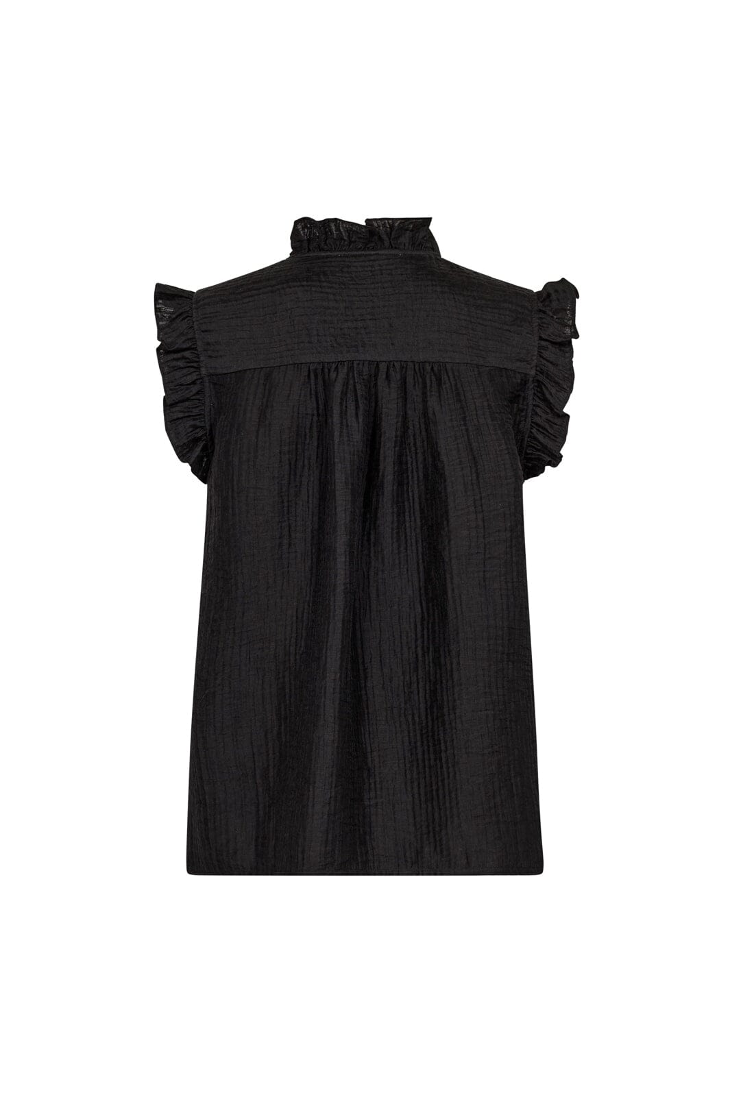 Co´Couture - Tassycc Frill Top 45161 - 96 - Black
