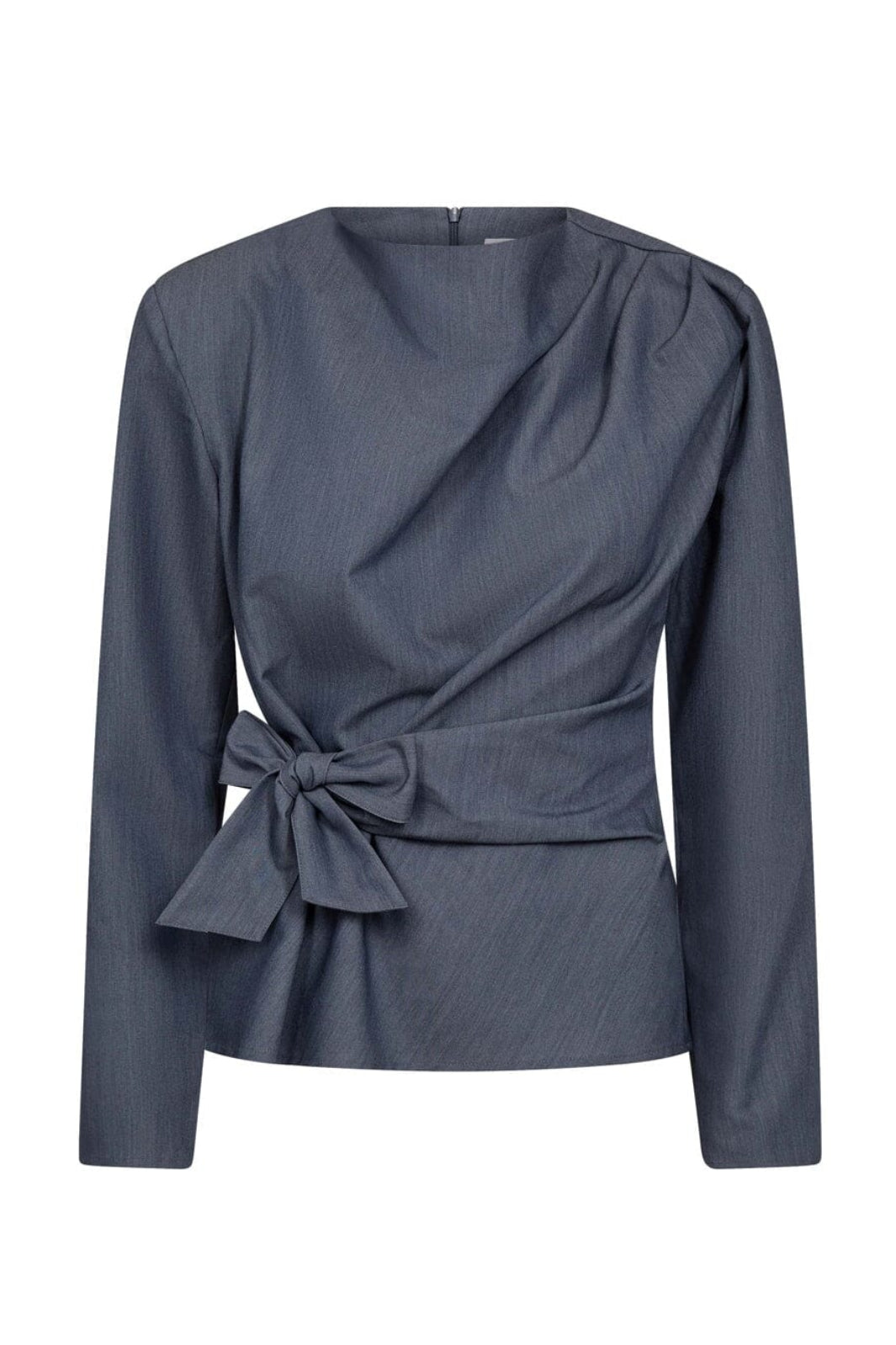 Co´Couture - Tengacc Pleat Blouse 45043 - 586 - Dusty Blue
