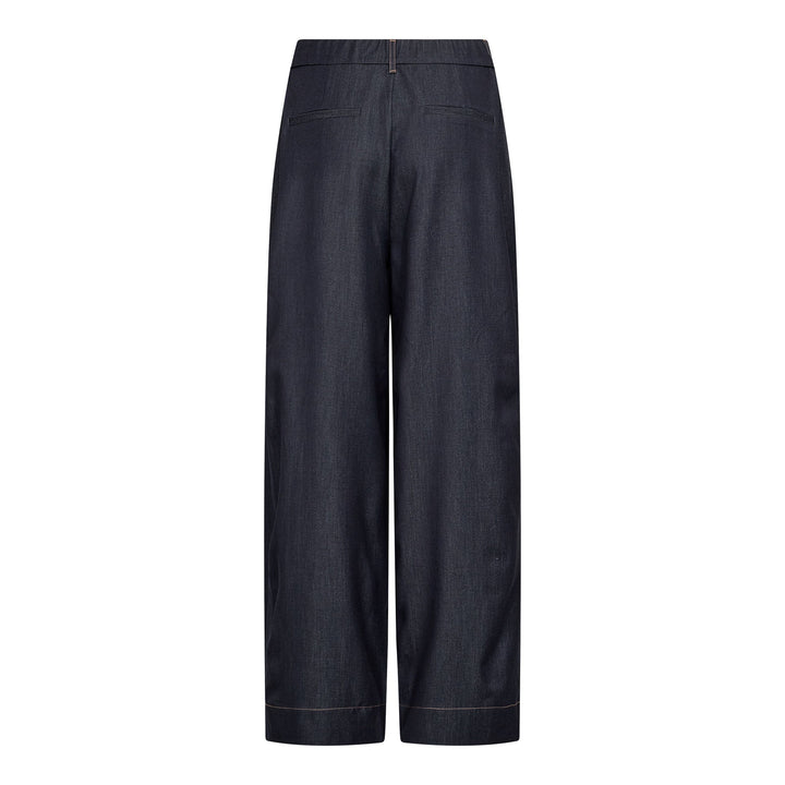 Co´Couture - Terrycc Barrel Pant 500107 - 45006 - Navy Denim Bukser 