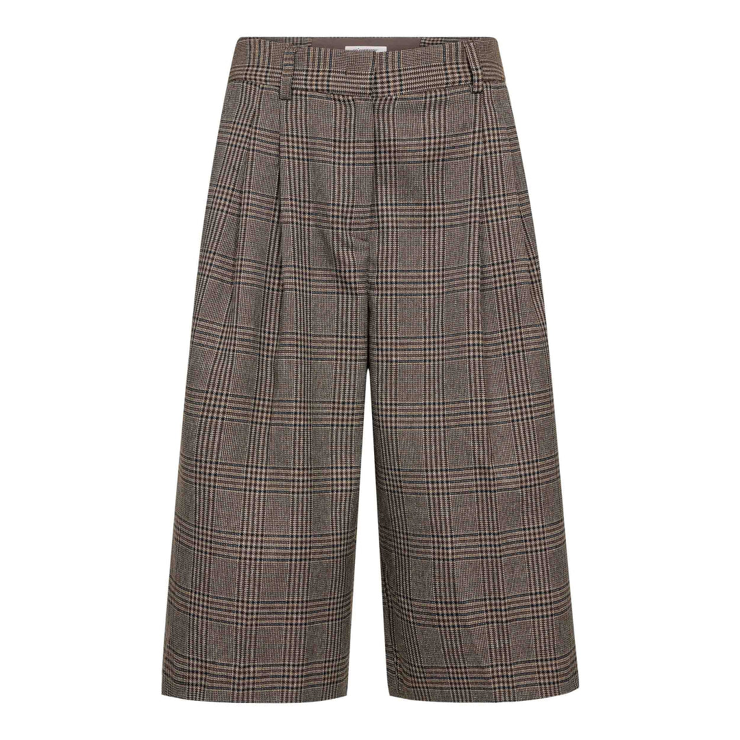 Co´Couture - Veyacc Check Bermuda 500143 - 20002 - Brown Shorts 