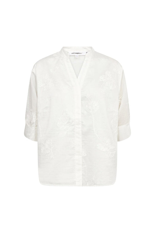 Co´Couture - Viviancc S/S Blouse 500431 - 10003 - Creme
