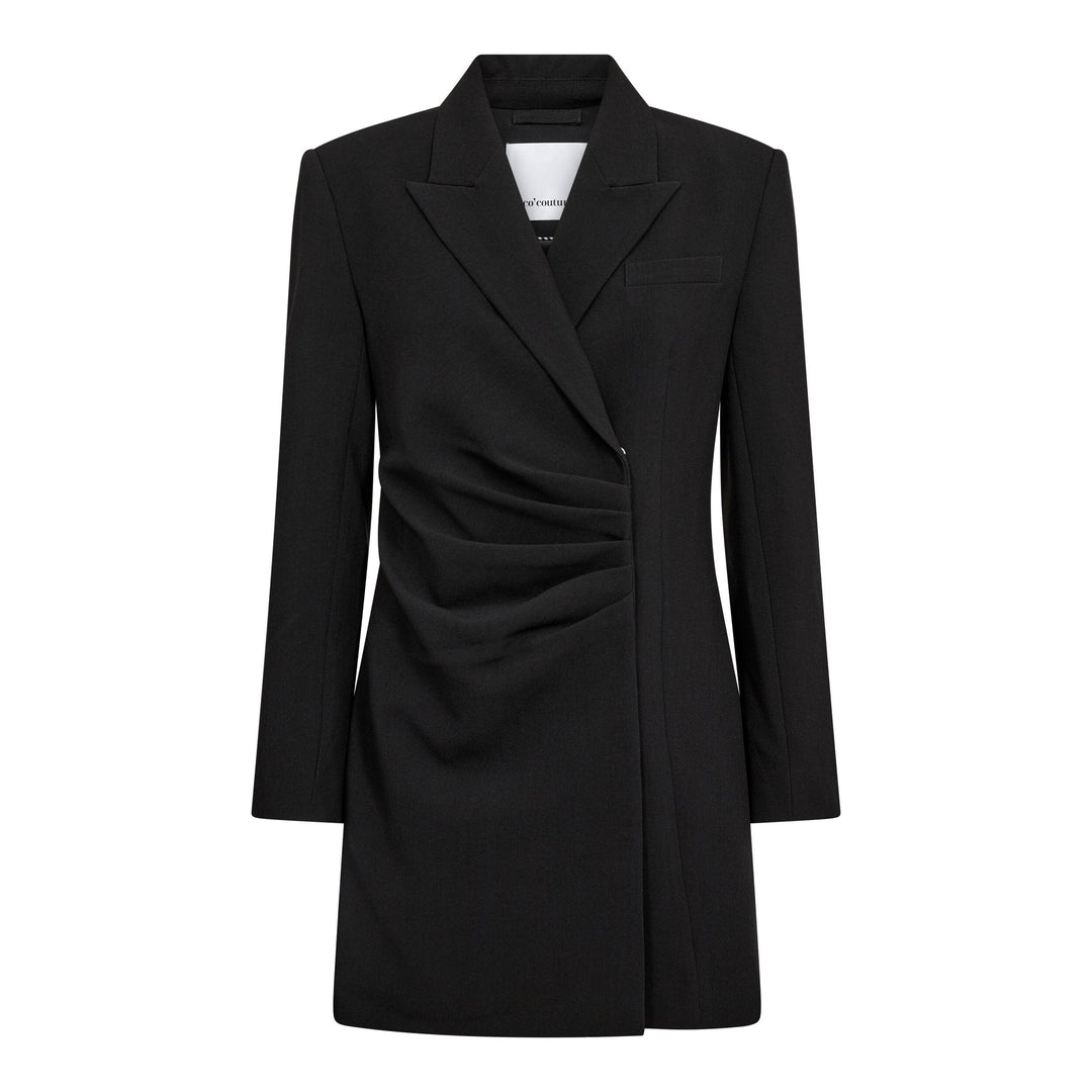 Co´Couture - Volacc Pleat Blazer Dress 500505 - 65001 - Black Kjoler 