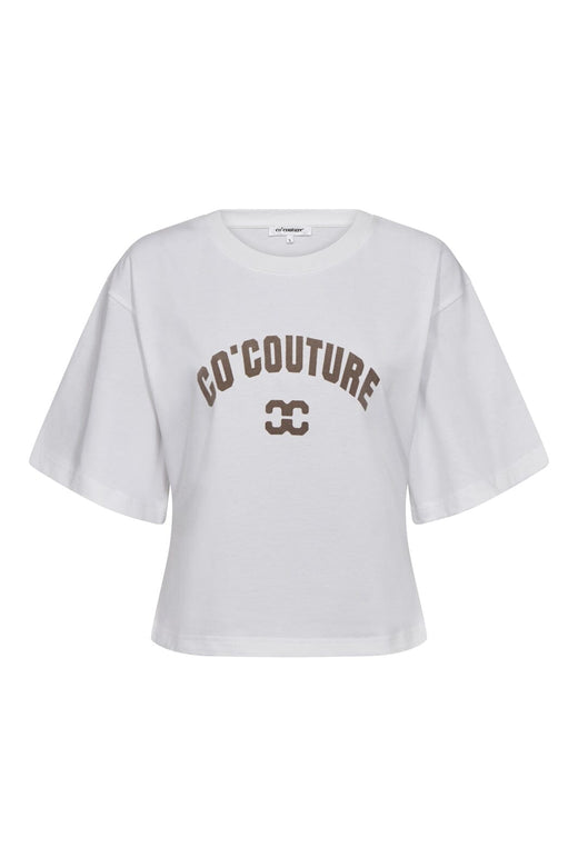 Co´Couture - Zengacc Tee O-Neck 43013 - 40154 - Whitewalnu