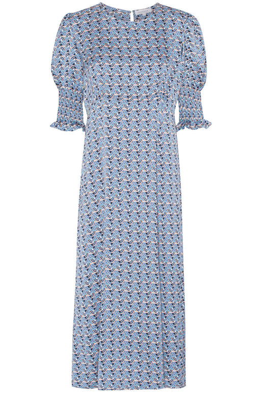 Continue - Bee Dress - Blue Grafic Kjoler 