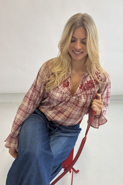 Continue - Daisy Check 15134 - Red Check