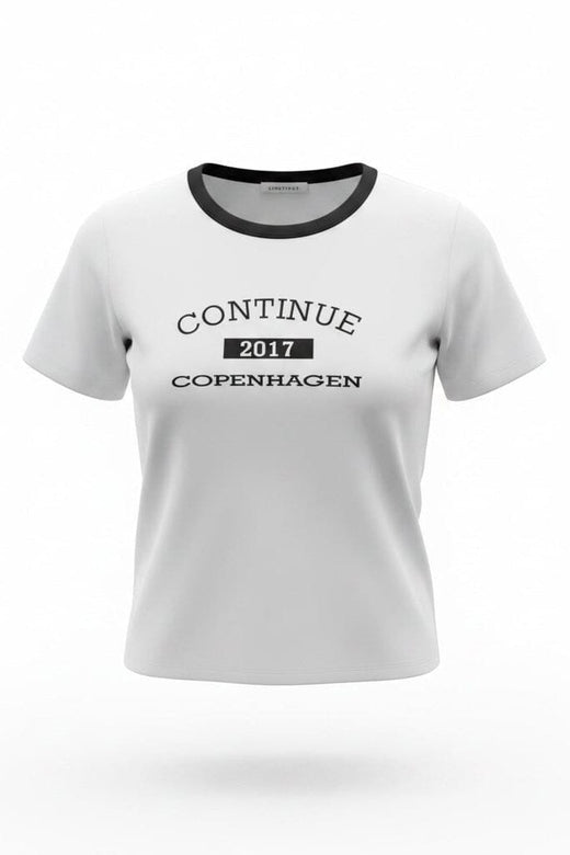 Continue - Dea 15250 - White W Black T-shirts 