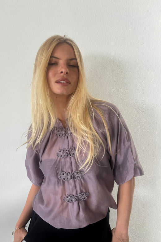 Continue - Evelyn 15304 - Aubergine Bluser 