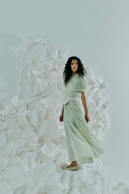 Copenhagen Muse - Cmmejse-dress 207781 - 2133 Green Tint Kjoler 