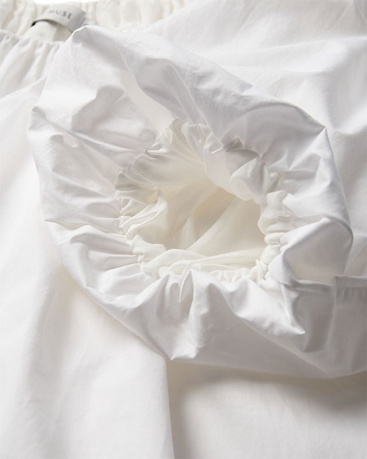 Copenhagen Muse - Cmshirley-blouse - 1010 Bright White Bluser 