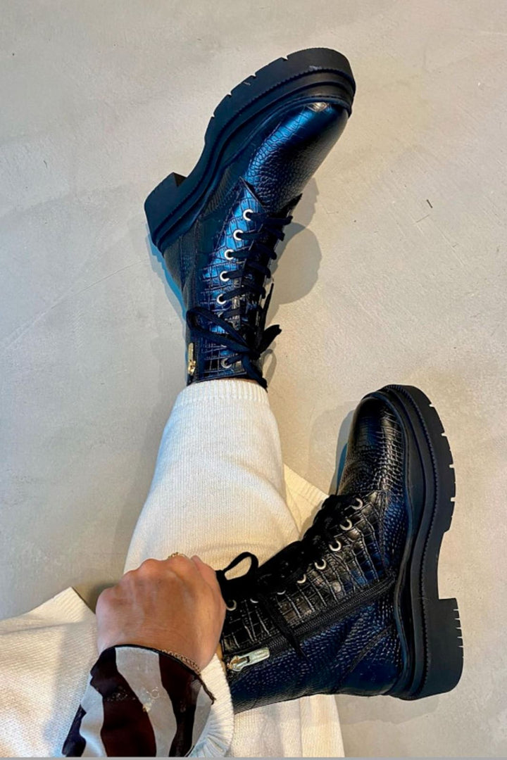 Copenhagen Shoes by Josefine Valentin - Comfy - Black Støvler 